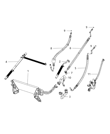 2013 Ram 3500 Power Steering Hose Diagram