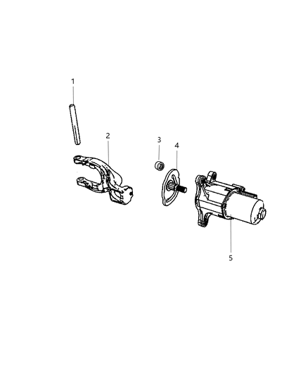 2008 Jeep Grand Cherokee Forks & Rail Diagram 1