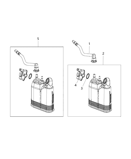 2020 Jeep Grand Cherokee CANISTER-Vapor Diagram for 68322223AC