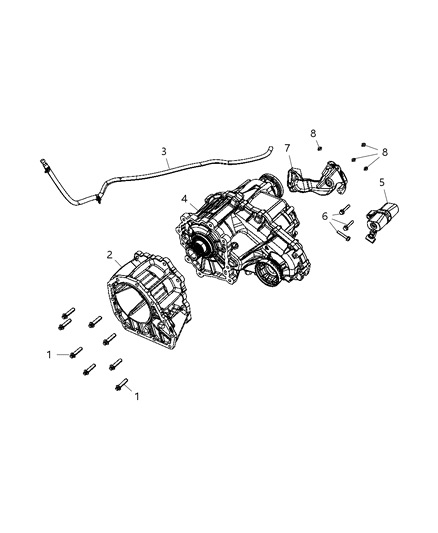 2013 Dodge Durango Transfer Case Mounting Diagram