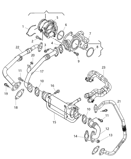 2010 Dodge Journey EGR Valve Diagram 3