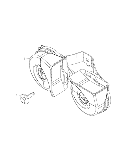 2018 Ram 1500 Horns Diagram