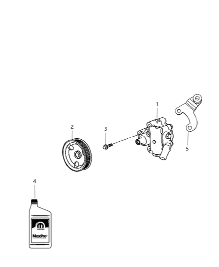 2010 Dodge Challenger Power Steering Pump Diagram