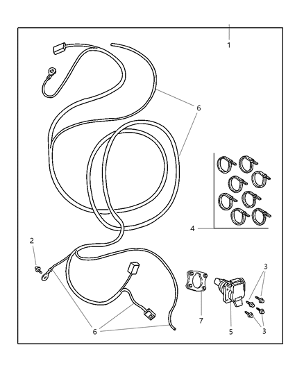 2006 Dodge Ram 3500 Wiring Package - Trailer Tow Diagram