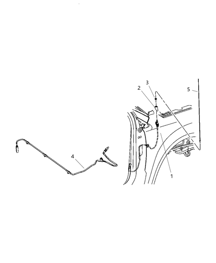 2007 Dodge Caliber Base-Antenna Diagram for 4672297AB