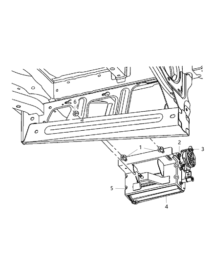 2010 Jeep Commander CANISTER-Vapor Diagram for 4891725AC