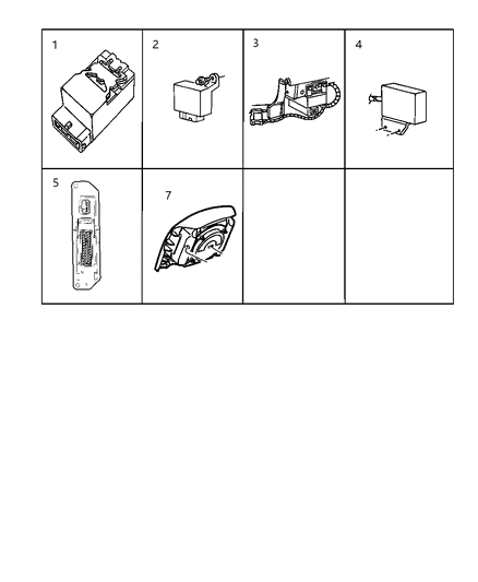 1999 Dodge Ram 3500 Modules Diagram