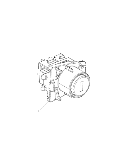 2018 Jeep Compass Cylinder-Door Lock Diagram for 68312198AA