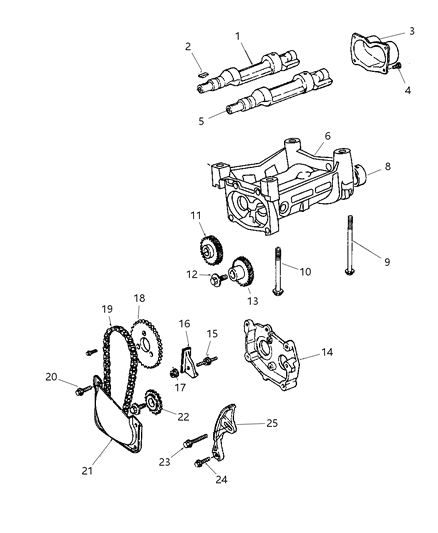 2004 Jeep Wrangler Balance Shafts Diagram