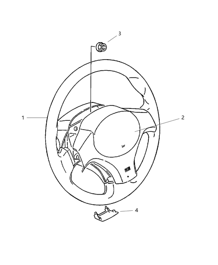 2003 Dodge Stratus Steering Wheel Diagram