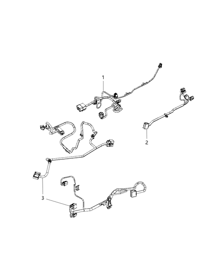 2020 Dodge Durango Wiring - Console Diagram