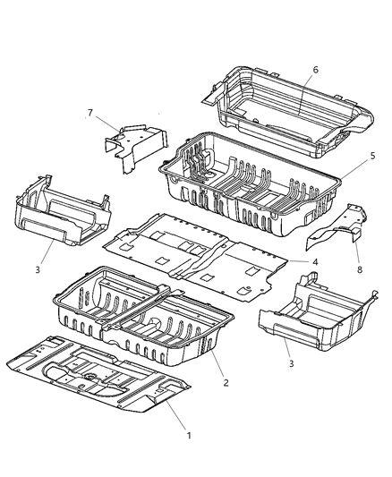 2006 Dodge Grand Caravan Floor Pan Diagram 2