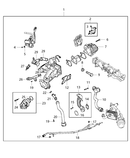 2014 Jeep Cherokee EGR Valve Diagram