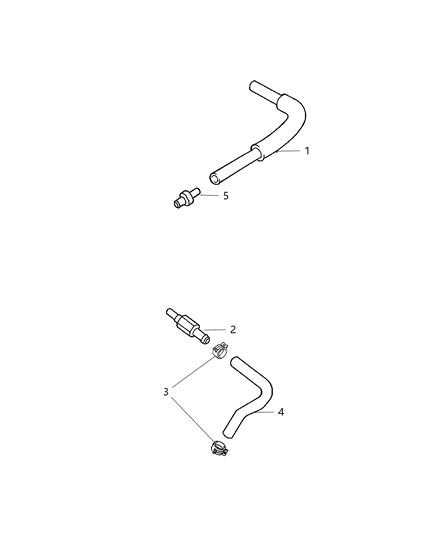 2004 Chrysler PT Cruiser Crankcase Ventilation Diagram 4