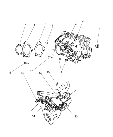 1997 Chrysler Concorde Cylinder Block Diagram 1