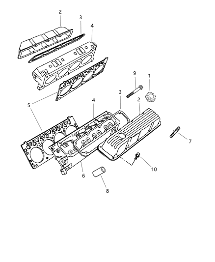 1998 Dodge Dakota Cylinder Head Diagram 3