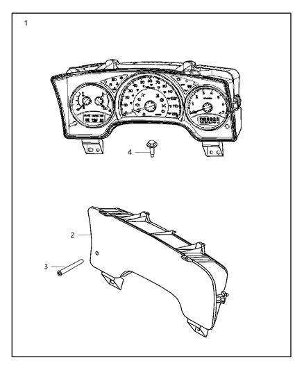 2006 Dodge Dakota Instrument Cluster Diagram