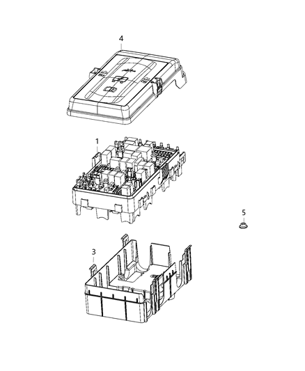 2021 Jeep Gladiator Pdc Diagram for 68359123AB