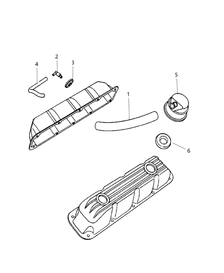 2000 Dodge Durango Crankcase Ventilation Diagram 2