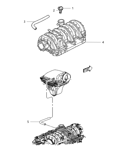 2010 Dodge Challenger Crankcase Ventilation Diagram 2