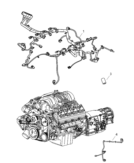 2005 Jeep Grand Cherokee Wiring-INJECTOR Diagram for 56044237AF