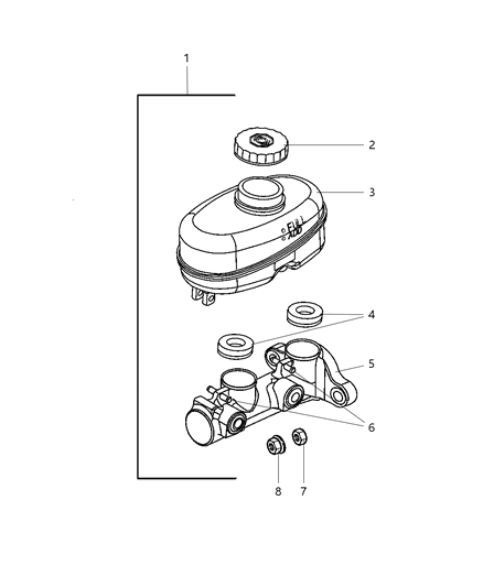 1997 Jeep Wrangler Master Cylinder Diagram