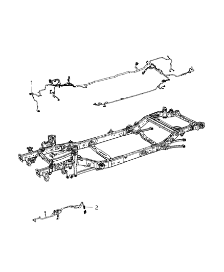 2020 Jeep Wrangler Wiring - Chassis & Underbody Diagram 1