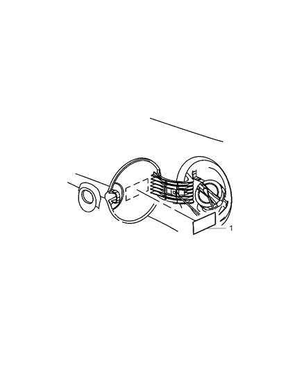 2008 Dodge Nitro Fuel Door/Filler Diagram