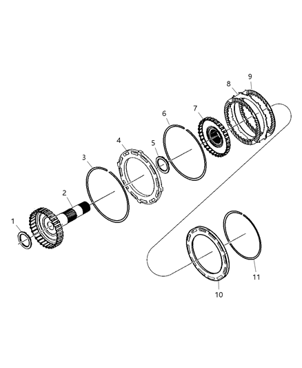 2005 Dodge Dakota Overdrive Clutch Diagram