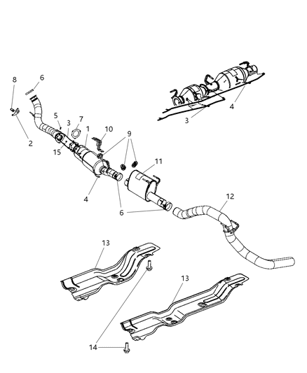 2010 Dodge Ram 3500 Exhaust System Diagram