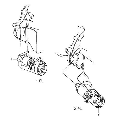 2004 Jeep Wrangler Starter Diagram