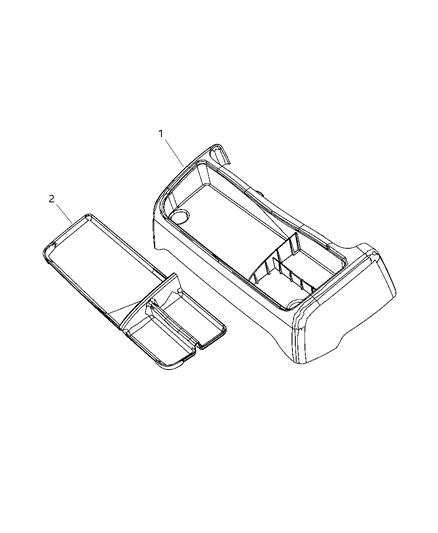 2015 Ram 5500 Floor Console Diagram 3