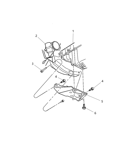 2005 Chrysler PT Cruiser Structural Collar Diagram 2