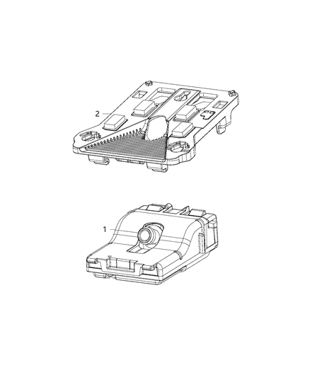 2020 Chrysler Voyager Camera-Forward Facing Diagram for 4672775AA