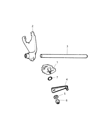 2002 Jeep Grand Cherokee Fork & Rail Diagram 2