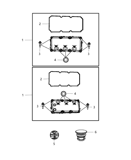 2009 Chrysler Sebring Cylinder Head & Cover Diagram 11