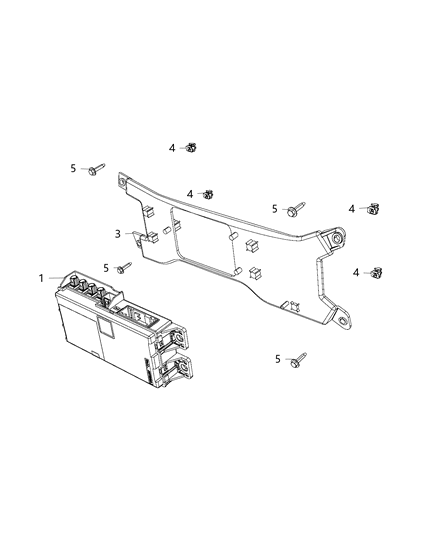 2020 Chrysler Pacifica Modules, Body Diagram 22