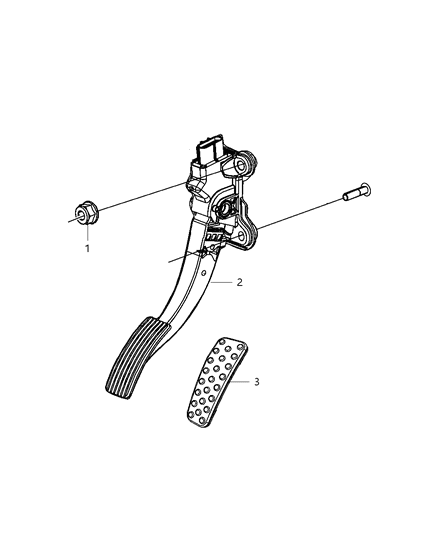 2011 Dodge Challenger Accelerator Pedal Diagram