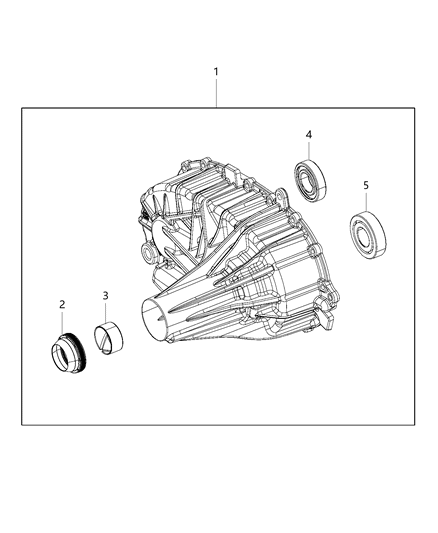 2019 Ram 1500 Rear Case & Related Parts Diagram 1