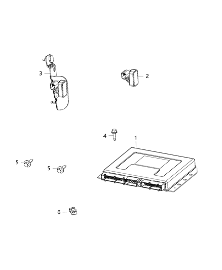 2016 Dodge Charger Module, Active Damping Diagram