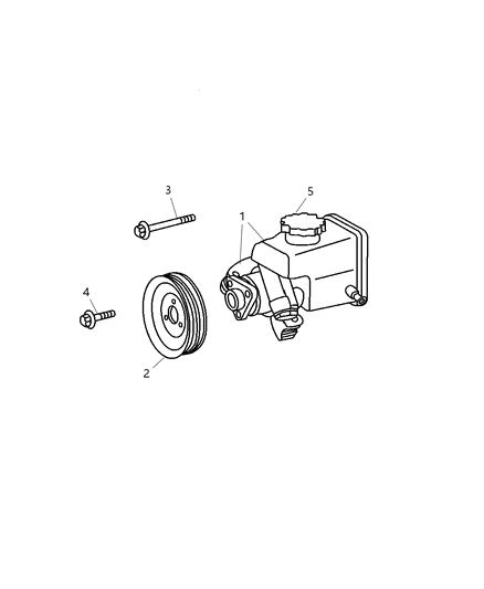 2003 Dodge Sprinter 2500 Pump & Pulley, Steering Diagram