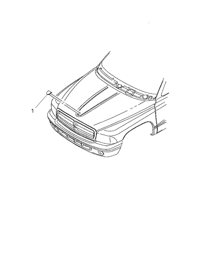 2002 Dodge Dakota Nameplates Diagram