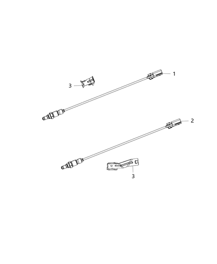 2015 Jeep Cherokee Sensors, Oxygen Diagram