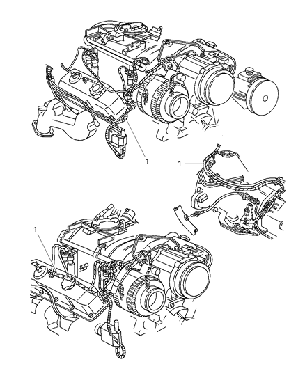 1999 Dodge Ram Wagon Wiring-Engine Diagram for 56021007AJ
