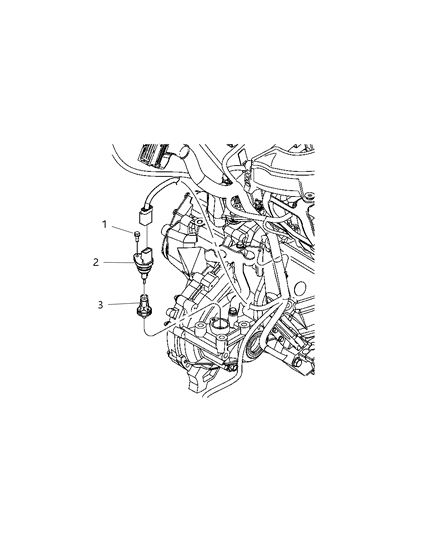 2005 Chrysler PT Cruiser Pinion, Speedometer Diagram