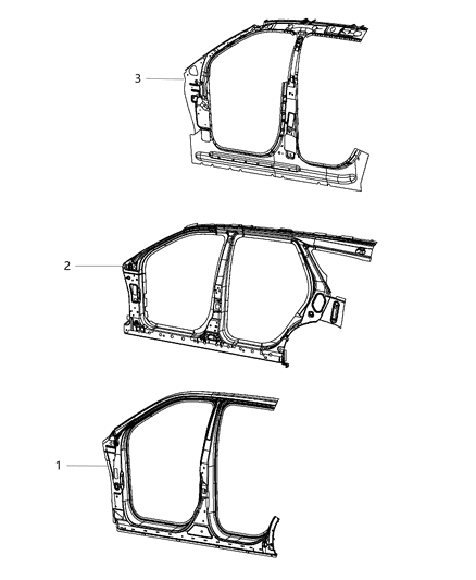 2015 Jeep Grand Cherokee BAFFLE-A Pillar Diagram for 68081485AA