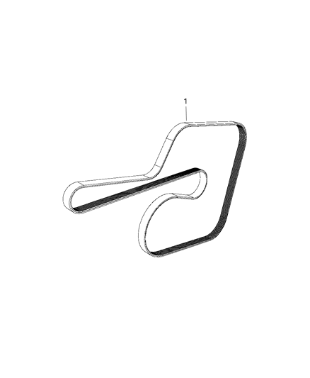 2008 Dodge Challenger Belts, Serpentine & V-Belts Diagram