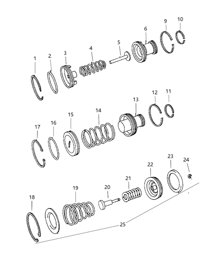 1999 Dodge Neon Piston-Automatic TRANSAXLE Reverse Diagram for 4659837