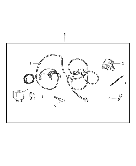 2010 Jeep Grand Cherokee Wiring Kit - Trailer Tow Diagram 2