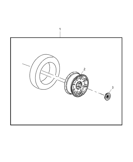 2007 Dodge Nitro Wheel Kit Diagram